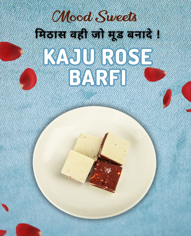 Kaju Rose Barfi