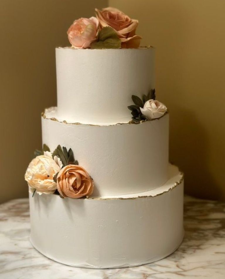 Wedding Blossoming Love Cake
