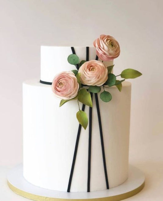 Wedding Delicate Rose Cake