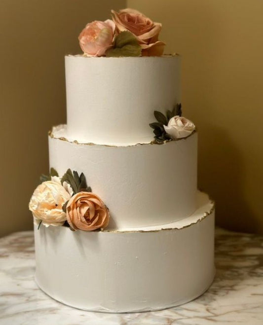 Wedding Blossoming Love Cake