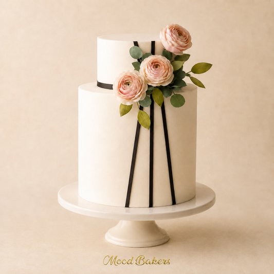 Wedding Delicate Rose Cake